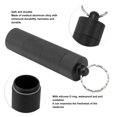 thumbnail image 4 of 3 Compartment Keychain Pill Holder, Waterproof Metal Travel Tablet  Case With Silicone O  For Outdoor, 4 of 8