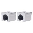 thumbnail image 3 of 2PCS Linéaire Bloc de Glissement de Roulement à Billes en Alliage d'Aluminium SBR20UU Bloc de Roulement Linéaire Ouvert pour Robot, 3 of 14
