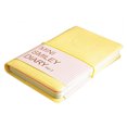 thumbnail image 1 of EeaseCA PU Leather Notebook with Colored Pages Notepad with Colored Paper Medium Size (Yellow), 1 of 4