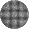 thumbnail image 1 of Ahgly Company Tapis d'Intérieur Lavable à la Machine, Carré, Transitionnel, Noir, Tapis de Zone, 3 Pieds Carré, 1 of 7