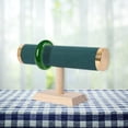 thumbnail image 3 of Xuanheng Jewelry Bracelet Display Stand, T Bar Bangle Holder, Bracelet Storage Rack StyleA-Green Fla, 3 of 8