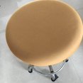 thumbnail image 4 of serony Coussin de Tabouret Rond Durable Housse de Coussin Douce Lavable pour Chaise de 12-18 Pouces camel, 4 of 9