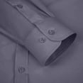 thumbnail image 4 of Dress Shirts for Men with Pocket Long Sleeve Big & Tall Tshirts Shirt Button-Down Collared Wrinkle-Free Solid Color Business Work Tops, 4 of 5