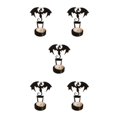 thumbnail image 3 of Transemion Stainless Steel Classic Pattern Candle Holders With Vivid Images For Halloween Decor Spooky I 5Set, 3 of 6