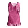 thumbnail image 4 of Plebaso Womens Print Tank Tops Ribbed Sleeveless Casual Tops Button up V Neck Slim Knit Tees for Women, 4 of 5