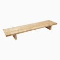 thumbnail image 1 of Desky Minimal Monitor Stand - Natural Rubberwood, 1 of 10