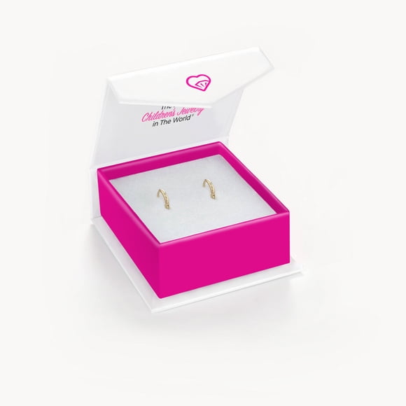 The Perfect Tiny Hoop Baby & Toddler Earrings 7mm Hoop - 14k Gold