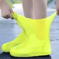 thumbnail image 1 of Birdeem Waterproof Shoe Covers Slip Resistant, Reusable Outdoor Rain Boot Protectors with Silicone Grip, Thickened Design for All Weather Activities, Size L, 1 of 9