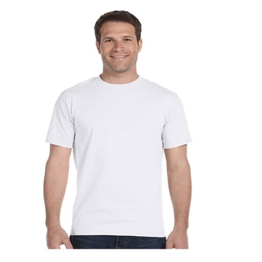 Hanes T-Shirt Robuste à Col Ras du Cou Sans Étiquette à Plat, Style 5180