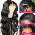 thumbnail image 1 of DPTALR Perruques en Cheveux Humains Perruques Pré-Épilées Cheveux Perruques Sans Colle Cheveux Humains pour Femmes Noires Perruque Brésilienne, 1 of 9