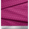 thumbnail image 2 of Soimoi Rayon Fabric Dot & Fleur De Lis Damask Decor Fabric Printed Yard 56 Inch Wide, 2 of 3