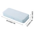 thumbnail image 3 of Birdeem Large Pencil Box, Large Storage Bags, Pen Box Student Pencil Bag Boys and Girls Pencil Box Office Storage Box Plain Multi-Reseau Stationery Box, Large Pencil Bag, Jewelry Storage Box, 3 of 6
