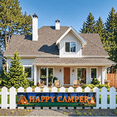 thumbnail image 4 of Forest Design Happy Camper Tent Banner Campfire Nature Scene for Outdoor Adventure Camping Event, 4 of 5