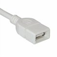thumbnail image 1 of Rallonge USB 2.0 type AA mâle-femelle de 2 m (blanche), 1 of 2
