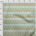 thumbnail image 2 of oneOone Tissu Polyester Lycra Tissu Imprimé Ikat à Tourbillon 1 Yard 56 Pouces de Large, 2 of 4