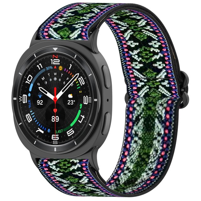 Elastic Nylon Replacement Strap for Galaxy Watch 8 Classic Band Durable Adjustable Smart Wristband Accessories