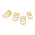 thumbnail image 1 of Guitar Finger Pick, 4pcs Polyoxymethylene Resin Fingertip Picks  For Ukulele Beige, 1 of 8