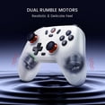thumbnail image 4 of GameSir Nova Lite Manette de Jeu Sans Fil avec Bluetooth, Dongle, Filaire pour Switch, Android, IOS, PC et Jeux Steam (Bleu avec Récepteur), 4 of 8