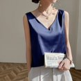 thumbnail image 4 of HNMKIU Tank Tops For Women Plus Size Fashionable V Neck Loose Pullover Tank Tops For Women With Sleeveless Tops, 4 of 4