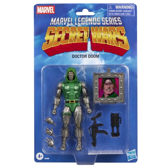 Marvel Legends Series Secret Wars Doctor Doom, Fantastic Four Comics Collectible 6 Inch Action Figure
