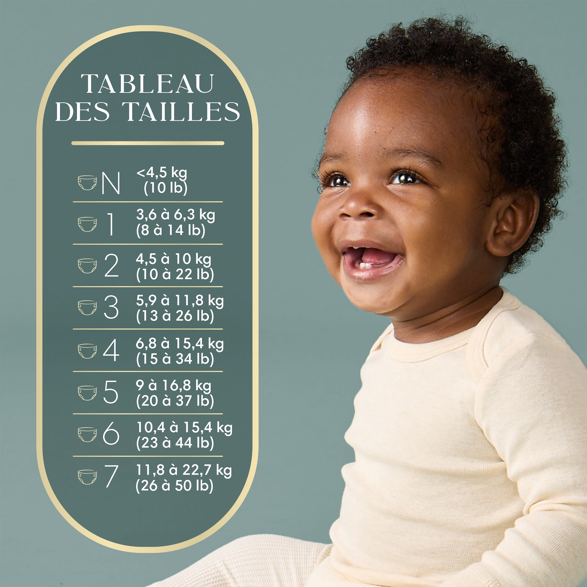 NOUVEAU Pampers AMORE, taille 2 (4,5 à 10 kg [10 à 22 lb]), notre meilleure couche, 186 unités