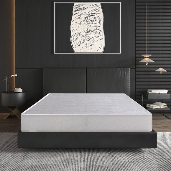 EGOHOME Sommier Métallique 9 Pouces Format Grand, Base de Matelas à Assemblage Facile, 80 Pouces*60 Pouces*9 Pouces