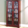 thumbnail image 1 of SEI Furniture Grayson 48" Window Pane Media Cabinet in Cherry, 1 of 8