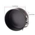 thumbnail image 3 of Dvkptbk cake mold Mini Round Cake Tin Non Stick Spring Form Loose Base Baking Pan Tray, 3 of 9