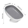 thumbnail image 2 of Wall Mounted Soap Dish Holder with Strong Suction Cups for Bathroom Shower Kitchen Easy to Clean Drain Design, 2 of 4