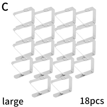 Pinces pour Nappe, Pince de Fixation pour Nappe en Acier Inoxydable