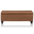 thumbnail image 2 of Bouclair Banc de Rangement en Similicuir Rouille, 2 of 6