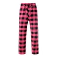thumbnail image 4 of Dealovy Pajama Pants for Women High Waisted Plaid Pjs Bottoms Drawstring Color Block Comfy Lounge Trousers, 4 of 5