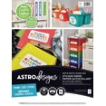 thumbnail image 4 of Papier autocollant blanc mat Astrodesigns, format lettre, 15 feuilles, 4 of 7