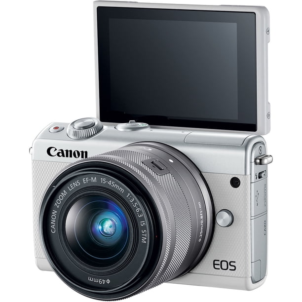 ❤️新品カメラバッグ&予備バッテリー付き❤️CANON EOS M100❤️ Canon M100 Camera 15-45 Lens (Kit Box)- Kit with Batteries