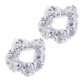 thumbnail image 2 of SHISUYAN Holiday Themed Scrunchies Silver 2Pcs For Christmas Party Use, 2 of 8
