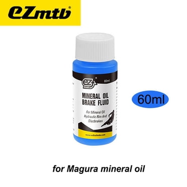 Bgsha Liquide de Frein EZMTB Liquide de Frein de Bicyclette Huile de Frein de Vélo Huile Minérale à Points Liquide de Frein Hydraulique pour Système de Freinage Huiles Hydrauliques 60 ml