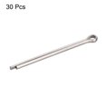 thumbnail image 3 of Unique Bargains Split Cotter Pin, 3x60mm Stainless Steel Clip Fastener Fitting Silver 30Pack, 3 of 5