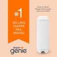 thumbnail image 4 of Recharge Easy Roll Diaper Genie, non parfumée, contrôle des odeurs, 18 sacs Easy Roll / contient jusqu’à 846 couches, 4 of 10