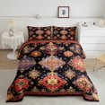 thumbnail image 1 of YST Bedding European-Style Comforter Set - Victorian Classical Luxuary Bedding Comforters & Sets - Boho Baroque Jacquard Gothic Quilt - Full - 3-Pieces Mothers Day Gifts, 1 of 5