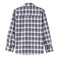 thumbnail image 4 of Bienzoe Boy's Flannel Button Down Long Sleeve Plaid Shirt Yellow 9/10, 4 of 10