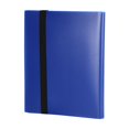 thumbnail image 2 of Trading Card Carrying Binder Card Books Pocket Binder Card Holder Folders, Card Storage Album Band Closure, Card Organizer, Card Collection Binder for 160 Cards blue, 2 of 8