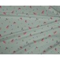 thumbnail image 4 of oneOone Polyester Lycra Fabric Leaves & Flower Floral Printed Craft Fabric BTY 56 Inch Wide, 4 of 4