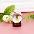 thumbnail image 1 of PEONAVET Crystal Ball HOT!30mm Natural Quartz Healing Sphere and Stand, 1 of 2