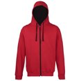 thumbnail image 1 of Awdis Mens Varsity Hooded Sweatshirt / Hoodie / Zoodie, 1 of 2