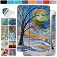 thumbnail image 1 of iPad Mini 5th Gen 2019 7.9 Inch [ Mini 5 ] A2133 A2124 A2126 MUXH2LL/A MUXF2LL/A MUXG2LL/A Shock Proof Magnetic Dual Angle Stand with Honeycomb Pattern Printed Cover - Color Emblem, 1 of 8