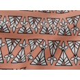 thumbnail image 4 of oneOone Viscose Jersey Fabric Floral & Triangle Block Print Fabric By Yard 60 Inch Wide, 4 of 5