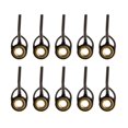 thumbnail image 1 of 10 Pcs Guides de Tige Robustes Anneaux de Pointe Réparation de Tige en Céramique 1.2mm, 1 of 8