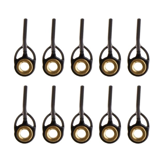 10 Pcs Guides de Tige Robustes Anneaux de Pointe Réparation de Tige en Céramique 1.2mm