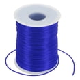 thumbnail image 1 of Unique Bargains 1.5mm x 109 Yard Nylon Satin Cord 1.5mm Beading String Braided Rope, Dark Blue, 1 of 6