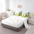 thumbnail image 3 of Duck Full Bedding Set 7-Piece Farmhouse Decor Comforter Set 7-Piece for Kids Boys Girls Teens,Yellow Florals Botancial Bed In A Bag,Cute Animals Rustic Sheet Set,Blue Green, 3 of 5
